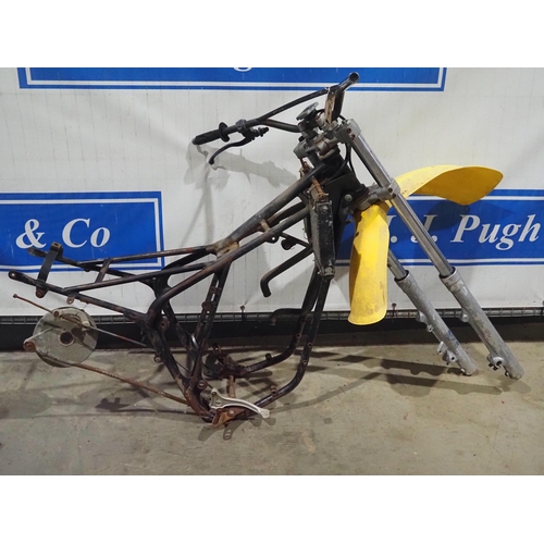 Motocross frame and forks