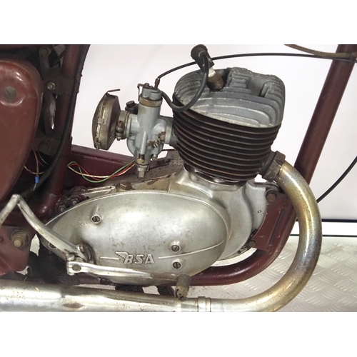 BSA Bantam D5 motorcycle. 1958. 175cc Frame No. FD57548 Engine No