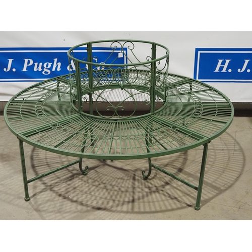 503 - Metal tree surround bench