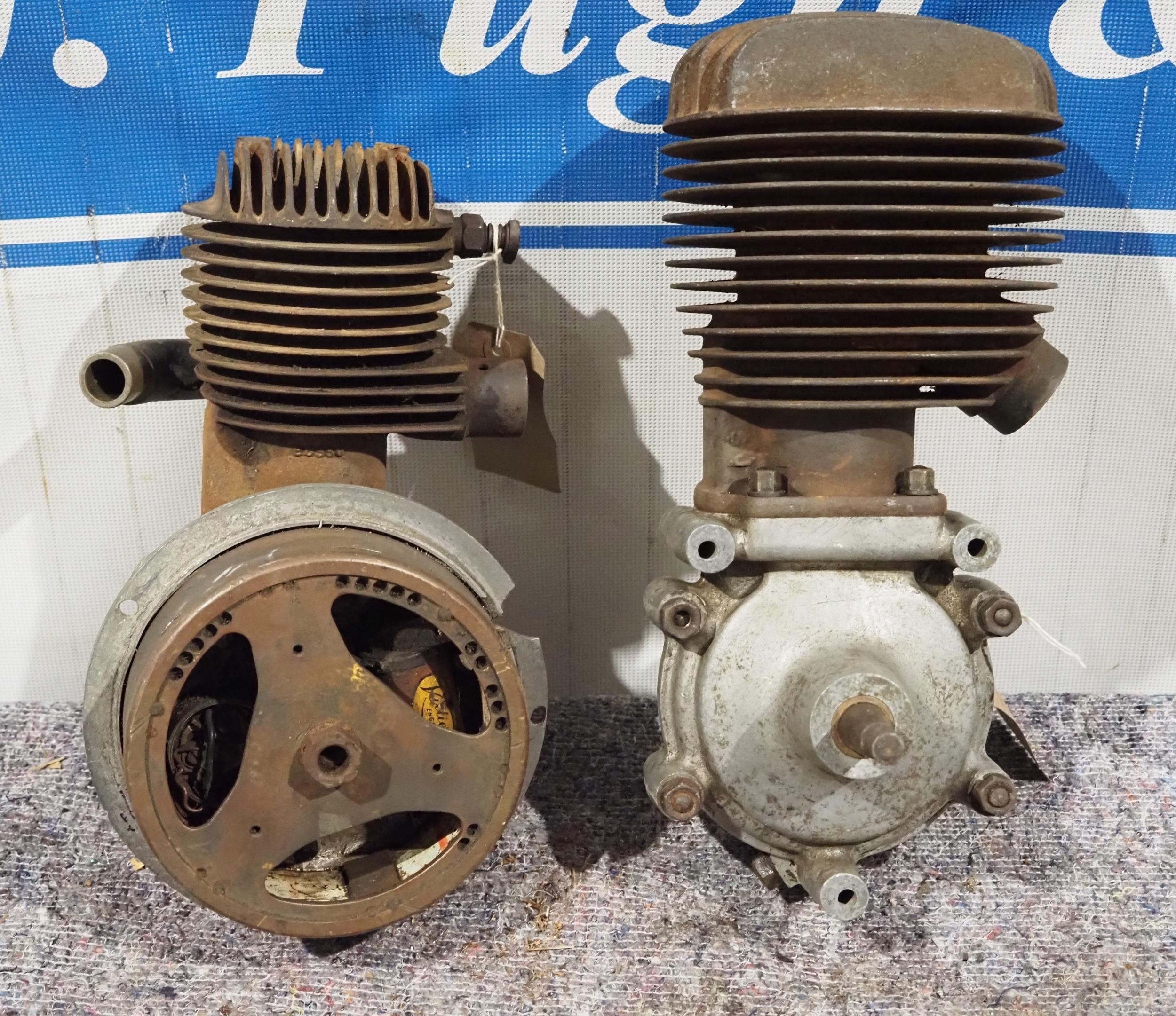 Villiers AX engine parts and one other