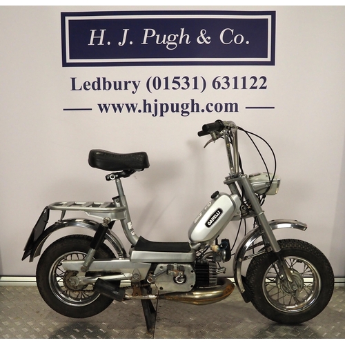 899 - Garelli Katia moped. 1976. 50cc
Runs and rides. Showing 1110 miles. Covered 1000 miles in Nov 2024 w... 