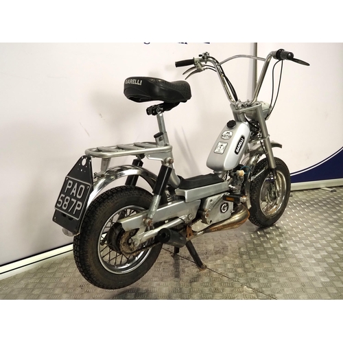 899 - Garelli Katia moped. 1976. 50cc
Runs and rides. Showing 1110 miles. Covered 1000 miles in Nov 2024 w... 