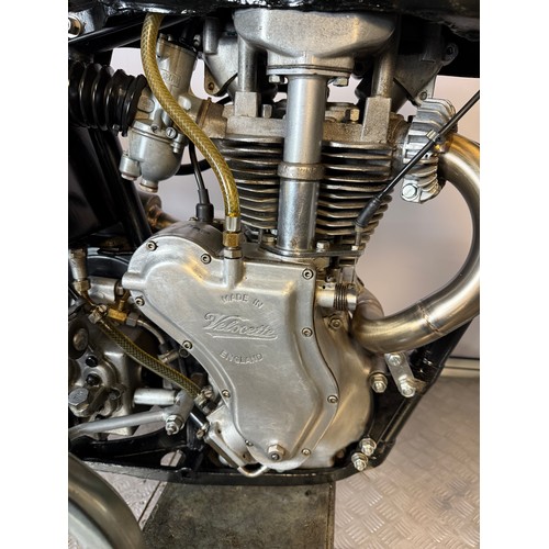 Velocette MOV 250 rigid trails motorcycle. 1937. 250cc. Frame no ...