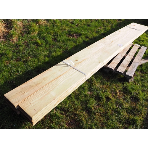 1077 - Sawn timber 3.6m x200x20 - 12