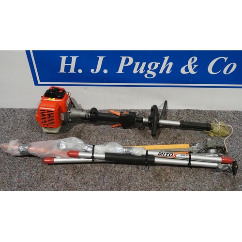 662 - Mitox combi long reach hedge cutter and pruner