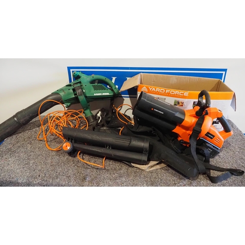 741 - Electric leaf blowers, 240v - 2