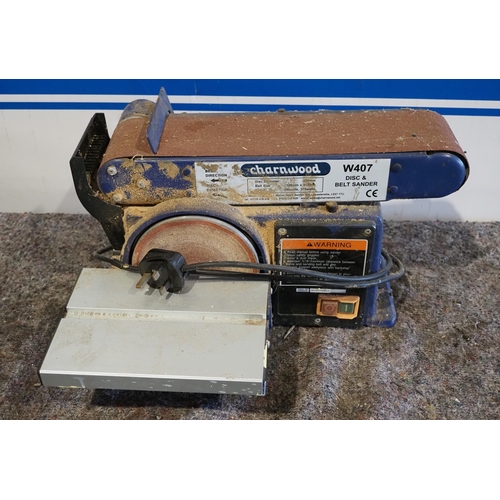 743 - Charnwood disc and belt sander