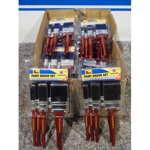 817 - 5 Piece paint brush set - 20