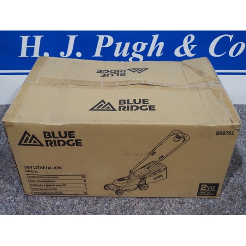 835 - 36V Cordless lawn mower new in box