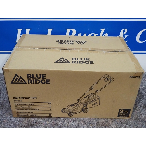 847 - 36V cordless lawn mower new in box