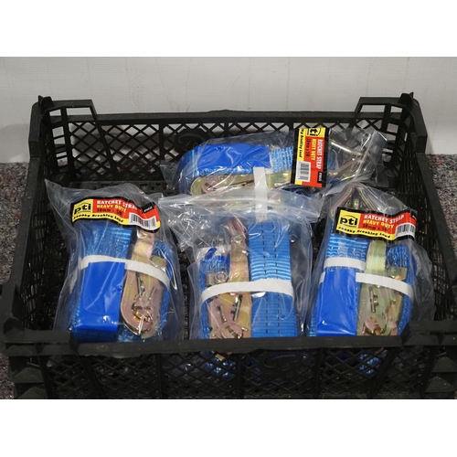 854 - Heavy duty ratchet straps 38mm x 5M - 4