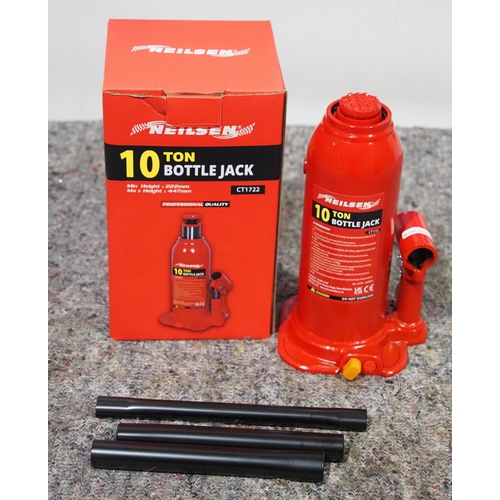 877 - Hydraulic bottle jack 10t