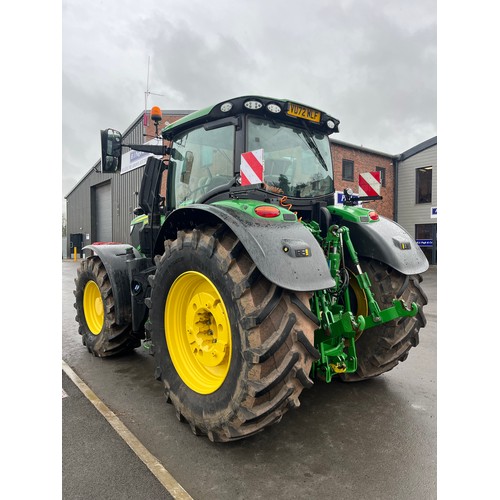 1612 - John Deere 6250R tractor. 2022. Ultimate spec, front linkage, front PTO, green star, wheel weights, ... 