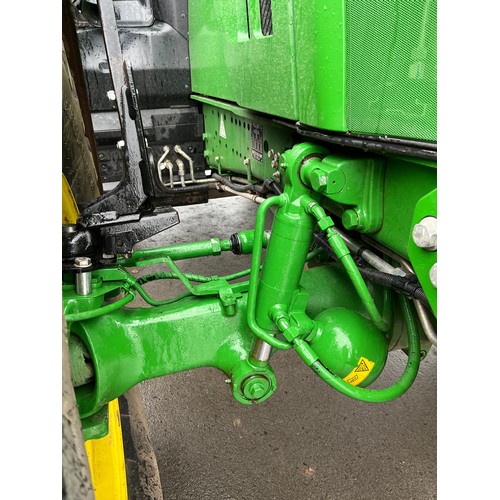 1612 - John Deere 6250R tractor. 2022. Ultimate spec, front linkage, front PTO, green star, wheel weights, ... 