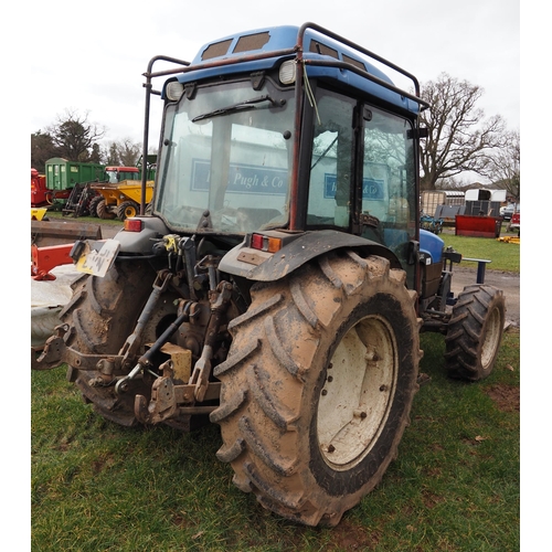 1602 - New Holland TN90F 4wd tractor. Runs and drives, off farm. Showing 6206 hours. C/w front linkage and ... 