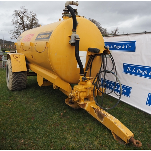 1609 - Ace Plant 7200 litre dust suppression tanker with sprung drawbar