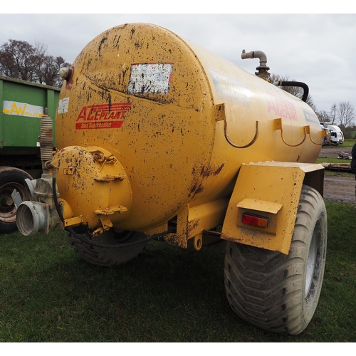 1609 - Ace Plant 7200 litre dust suppression tanker with sprung drawbar