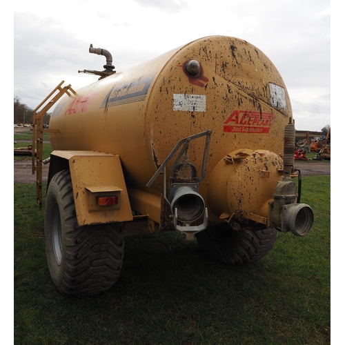 1609 - Ace Plant 7200 litre dust suppression tanker with sprung drawbar