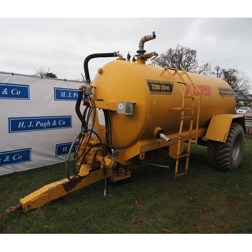 1609 - Ace Plant 7200 litre dust suppression tanker with sprung drawbar