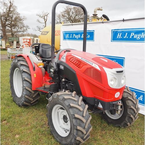 1610 - McCormick X2.055 compact tractor. 2022. Showing 1434 hours. Very good condition. Reg. VX22 CHJ. V5, ... 