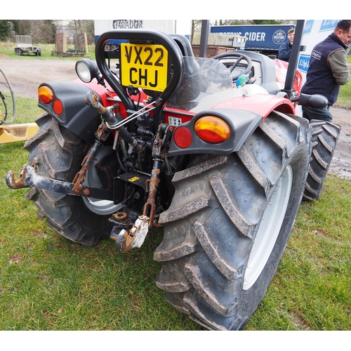 1610 - McCormick X2.055 compact tractor. 2022. Showing 1434 hours. Very good condition. Reg. VX22 CHJ. V5, ... 