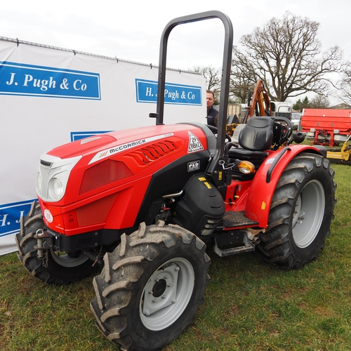 1610 - McCormick X2.055 compact tractor. 2022, Showing 1434 hours. very good condition Reg. VX22 CHJ. V5, m... 