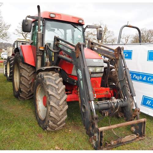 1614 - McCormick MC115 tractor with loader, air conditioning, 2001. Showing 5200 hours. Key in office