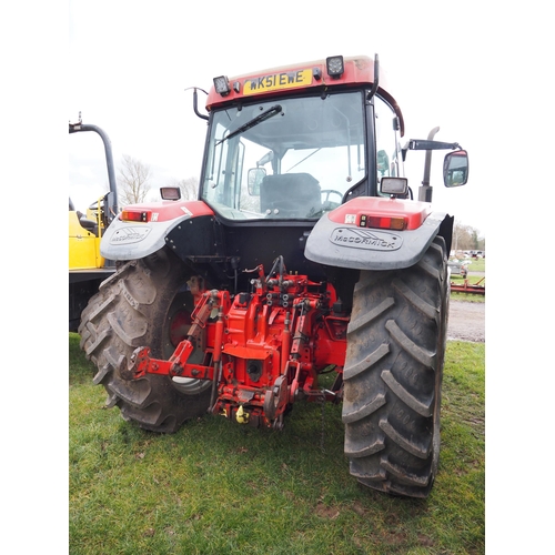 1614 - McCormick MC115 tractor, with loader, air conditioning, 2001. Showing 5200hours. Key in office