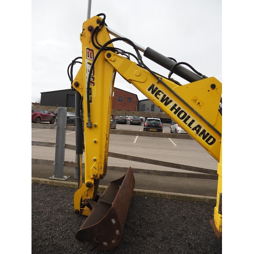 1631 - New Holland LB110B loader. C/w 4 in 1 bucket and back actor. Showing 10,471 hours. 2007 Reg. DX07 TE... 