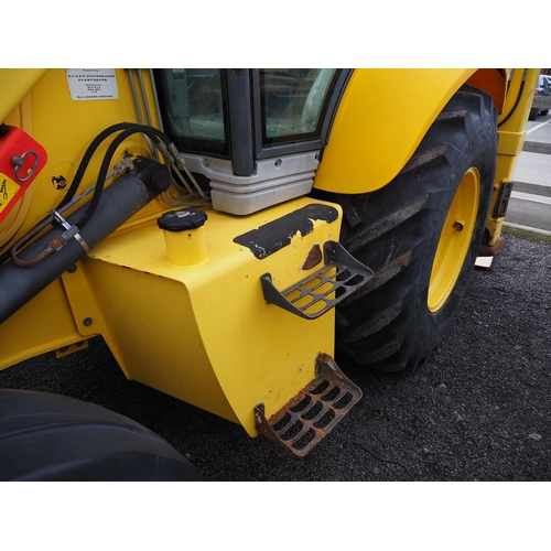 1631 - New Holland LB110B loader. C/w 4 in 1 bucket and back actor. Showing 10,471 hours. 2007 Reg. DX07 TE... 