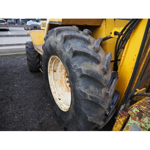 1632 - Sanderson Plantman 30 forklift. C/w bucket, showing 12,839 hours. 1990 Reg. H287 FFE