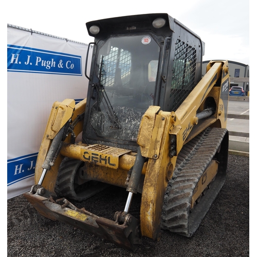 1635 - Gehl RT210 turbo tracked loader. 2012. Runs and drives.