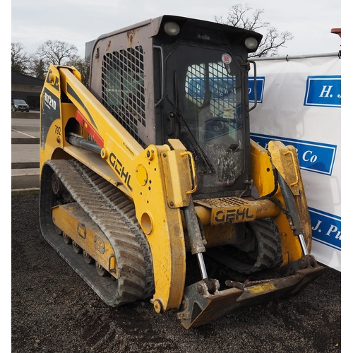 1635 - Gehl RT210 turbo tracked loader. 2012. Runs and drives.