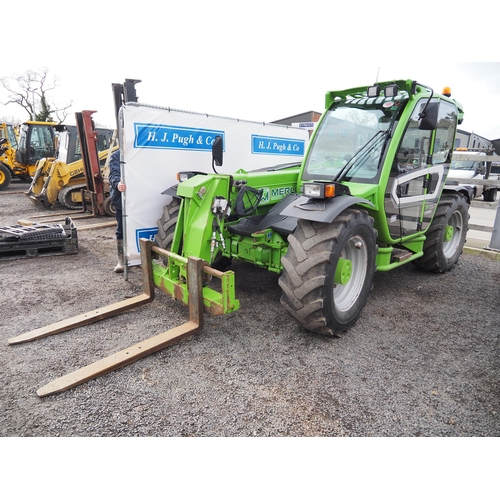 1639 - Merlo TF35-7 120 telehandler. 2017. Showing 4400 hours, 120hp Deutz engine, boom suspension, air con... 