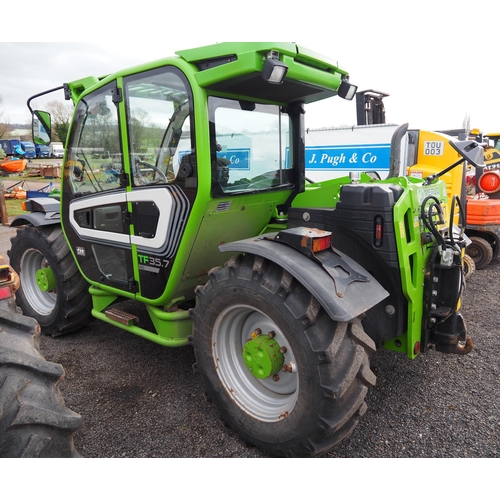 1639 - Merlo TF35-7 120 telehandler. 2017. Showing 4400 hours, 120hp Deutz engine, boom suspension, air con... 