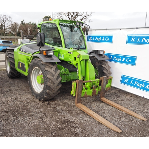 1639 - Merlo TF35-7 120 telehandler. 2017. Showing 4400 hours, 120hp Deutz engine, boom suspension, air con... 