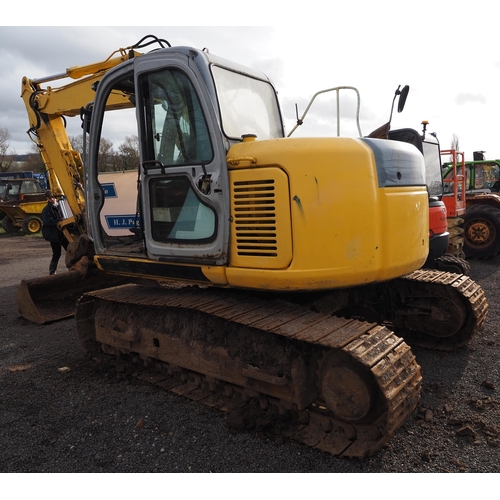 1641 - Kobelco E115SR tracked excavator. Runs and drives. Key in office