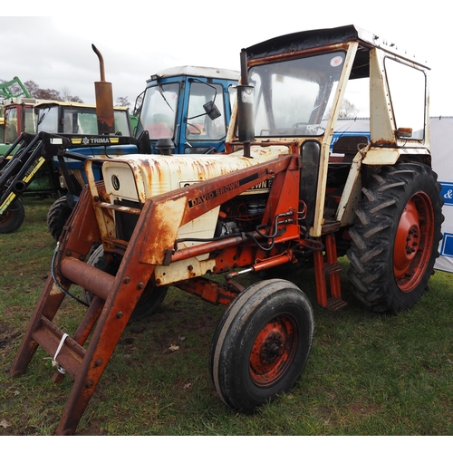 1651 - David Brown 995 tractor. C/w cab and loader, runs and drives