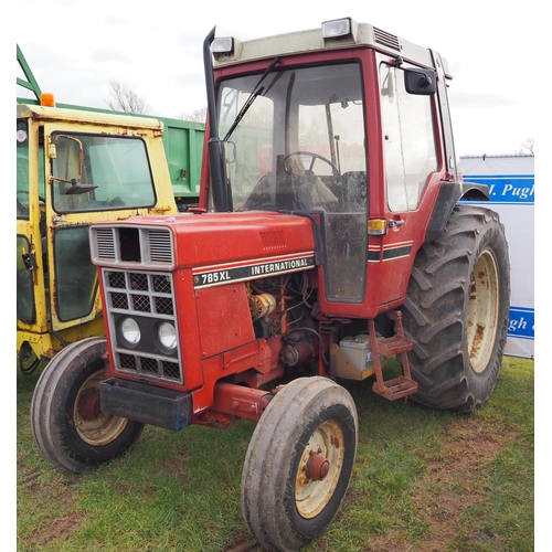 1654 - International 785XL tractor. Runs and drives. Key in office