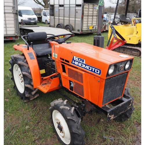 1730 - Hinomoto C174 compact tractor. Key in office