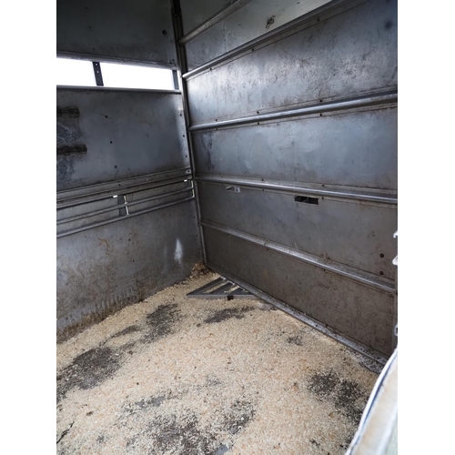 1739 - Ifor Williams TA5-10 G-12ft cattle trailer, 7ft high, with cattle gate