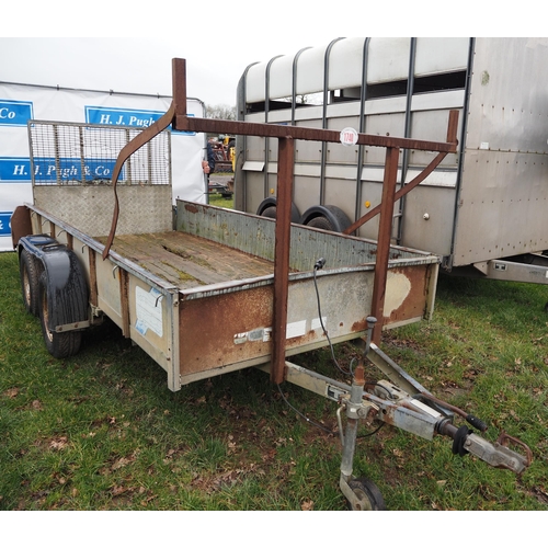 1740 - Ifor Williams GD12.5G plant trailer