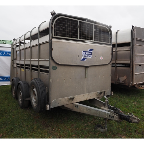 1746 - Ifor Williams T510 G-12 stock trailer with easy load decks and 2 sheep gates