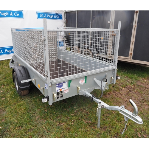 1752 - Ifor Williams P7E mesh side trailer