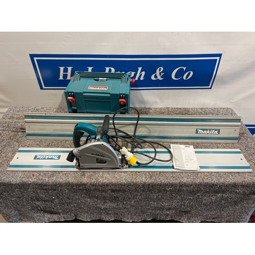 791 - Makita SP6000 track saw, 110v and tracks