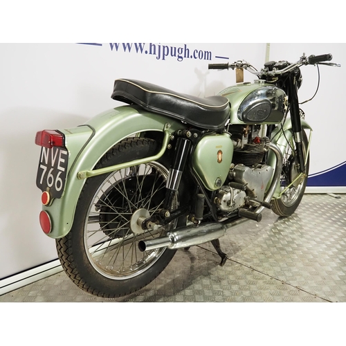 BSA A7SS Shooting Star motorcycle. 1954. 500cc Frame No. CA7 11598