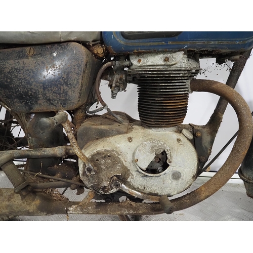 AJS motorcycle project. 1960. 350cc Engine is seized. Reg. 481 JUP. V5 ...
