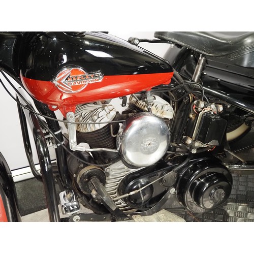 811 - Harley Davidson 45 CID Servi car trike. 1959. 750cc
Frame No. 59G 1110
Engine No. 59G 1110
Engine tu... 