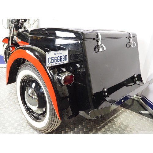 811 - Harley Davidson 45 CID Servi car trike. 1959. 750cc
Frame No. 59G 1110
Engine No. 59G 1110
Engine tu... 
