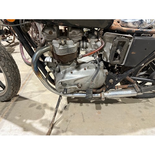 Triumph T140 restoration project. 5 speed. Matching frame and engine ...